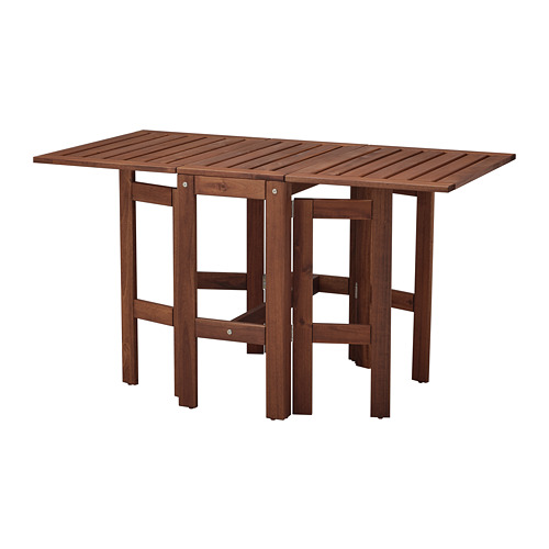 【ÄPPLARÖ】系列棕色戶外折疊桌